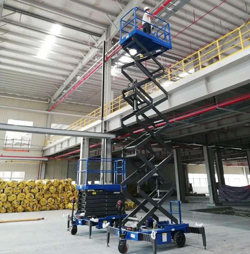 南阳助力行走剪叉式高空作业平台